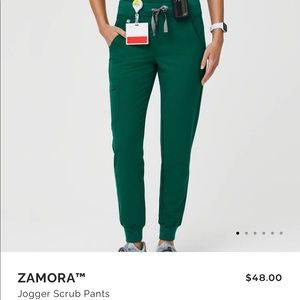 FIGS Jogger Scrub Pants in Hunter Green (Zamora)